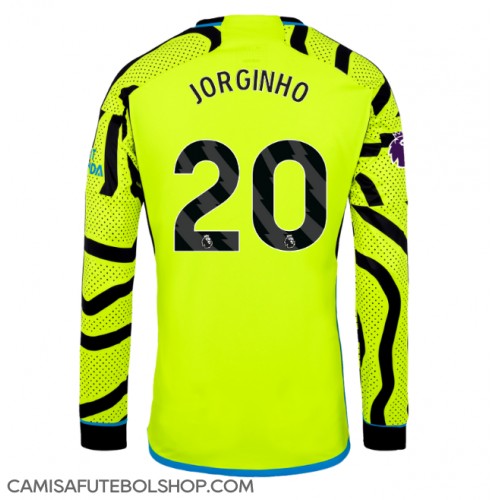 Camisa de time de futebol Arsenal Jorginho Frello #20 Replicas 2º Equipamento 2023-24 Manga Comprida